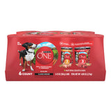 Purina ONE Classic Ground Chicken and Brown Rice, and Beef and Brown Rice Entrees Wet Dog Food Variety Pack