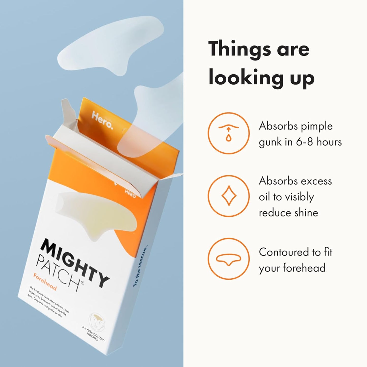 Hero_Cosmetics_Mighty_Patch™_Forehead_Patch_-_Hydrocolloid_Acne_Pimple_Patch,_Contoured_to_Cover_Larger_Area_of_Zits_and_Blemishes_-_Drug-Free_and_Suitable_for_Sensitive_Skin_(5_Count)