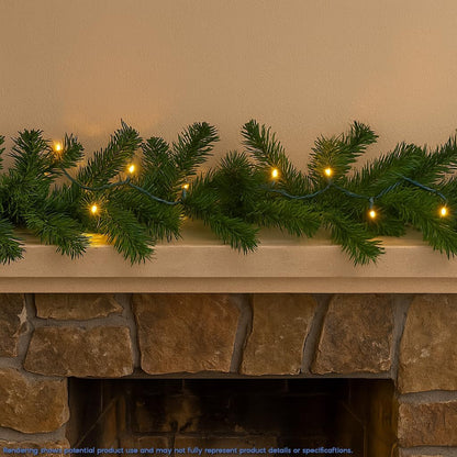 Novelty_Lights_8.5_Foot_20_Light_Mini_LED_Crafting_Lights,_Warm_White_LEDs_on_Green_Wire,_24_Inch_Lead,_Non-Connectable_Short_Fairy_Light_String_for_Art_Projects,_Bottle_Lights,_Crafts