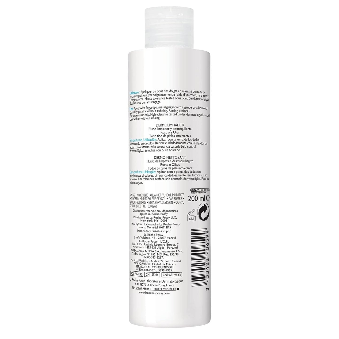 La_Roche-Posay_Toleriane_Dermo_Facial_Cleanser_for_Face_&_Eyes,_Gentle_Face_Wash_and_Makeup_Remover,_Milky_Texture,_Fragrance_Free,_Preservative_Free