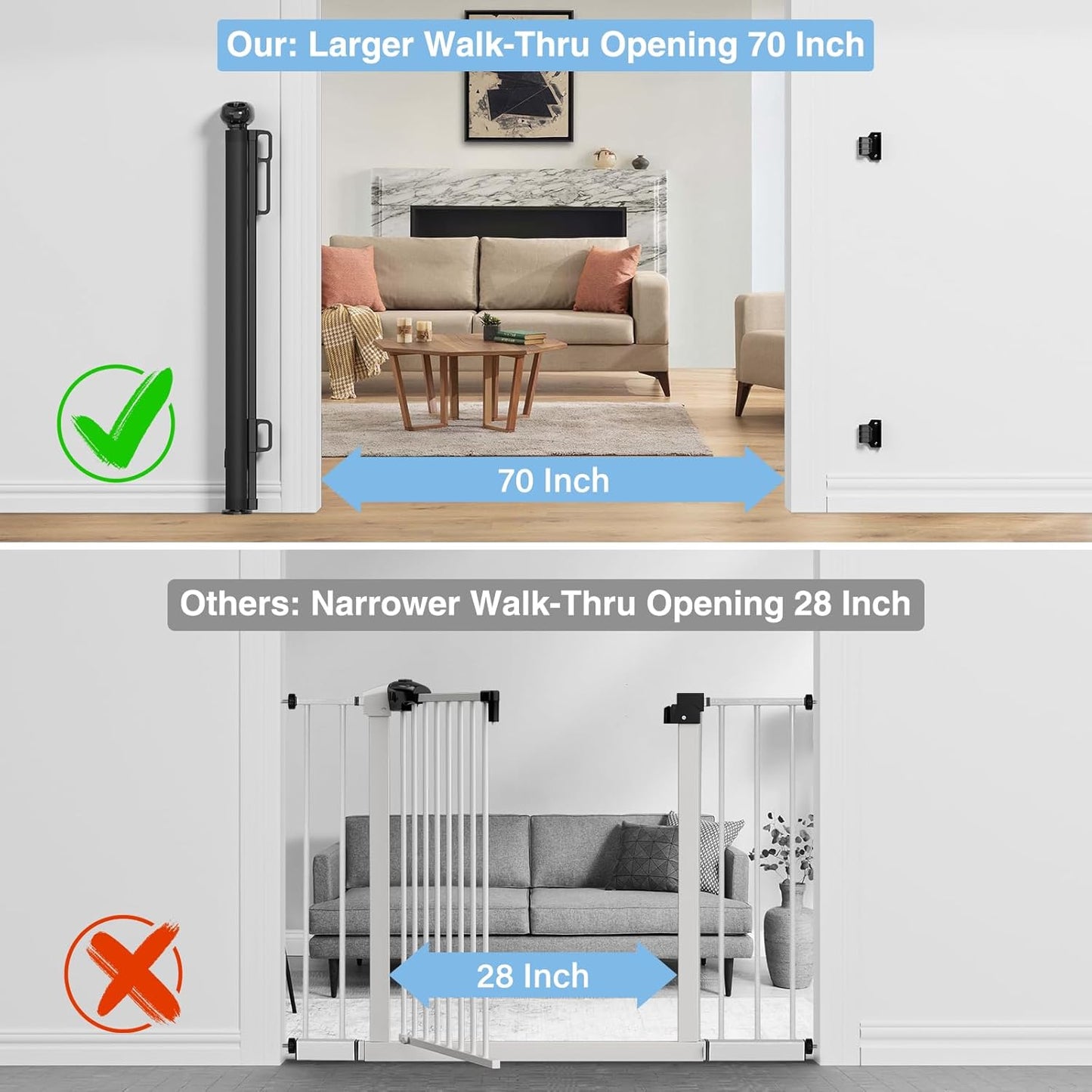 probebi_Retractable_Baby,_Child_&_Dog_Gates_for_Stairs,_Extends_to_54"_Wide_34"_Tall,_Use_for_Outdoor,_Indoor,_Hallways,_Doorways,_Deck,_Porch,_Black