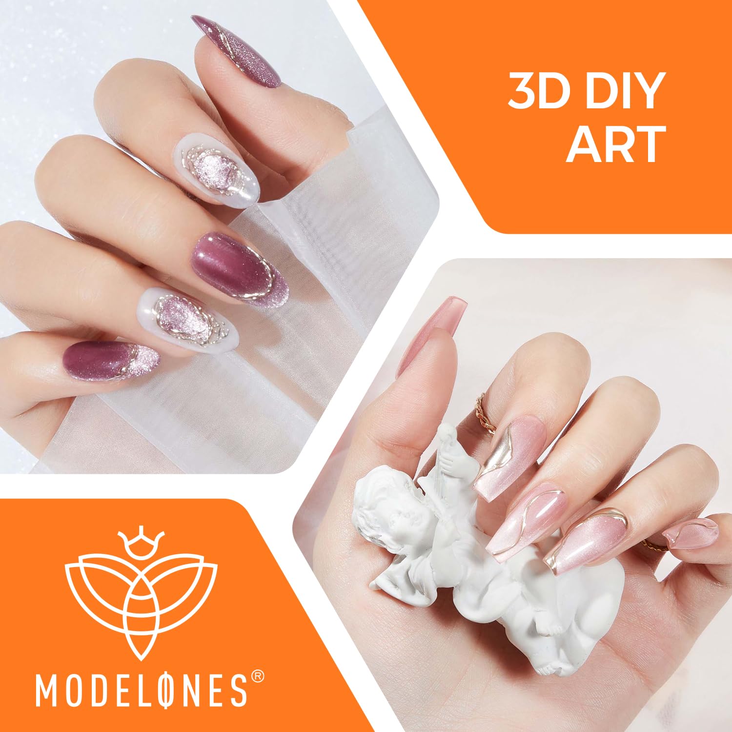 Modelones_3D_Gel_Nail_Art,_Sculpting_Gel_Glue_for_Molding,_Drawing,_Charms_&_Gems_Glue,_Nail_Stuff_for_Chrome_Powder_and_Rhinestone_Design_No_Wipe,_U_V_Light_Cured_Salon_&_DIY_Use