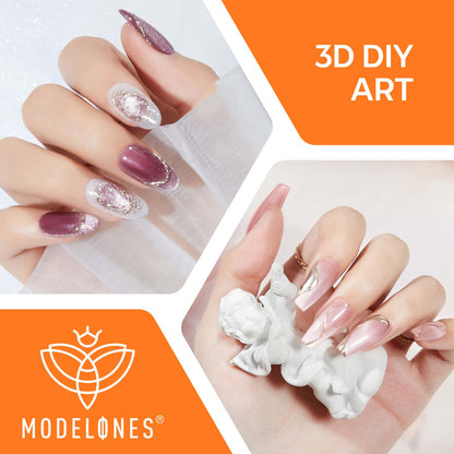 Modelones_3D_Gel_Nail_Art,_Sculpting_Gel_Glue_for_Molding,_Drawing,_Charms_&_Gems_Glue,_Nail_Stuff_for_Chrome_Powder_and_Rhinestone_Design_No_Wipe,_U_V_Light_Cured_Salon_&_DIY_Use