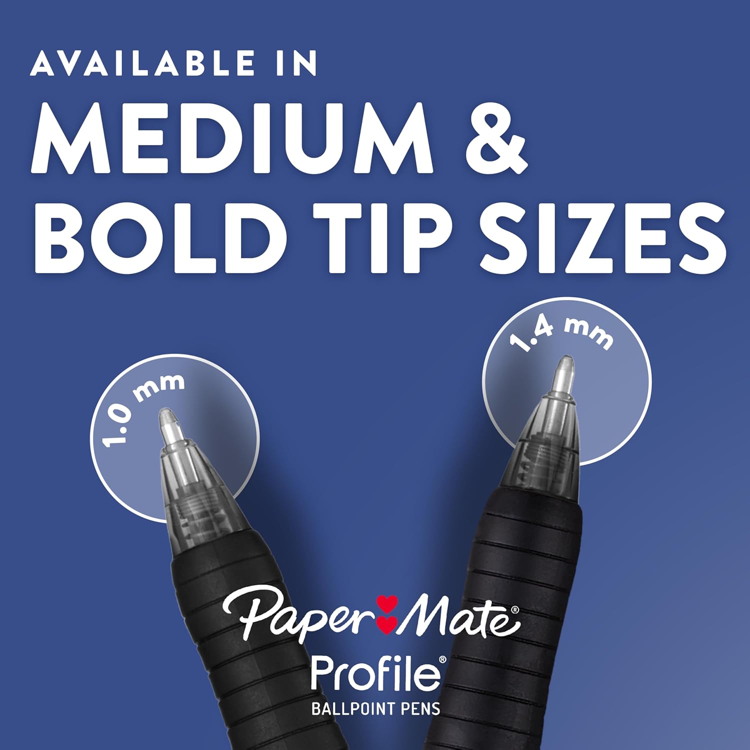 Paper_Mate_Profile_Retractable_Ballpoint_Pens,_Bold_Point_(1.4mm),_Black,_12_Count