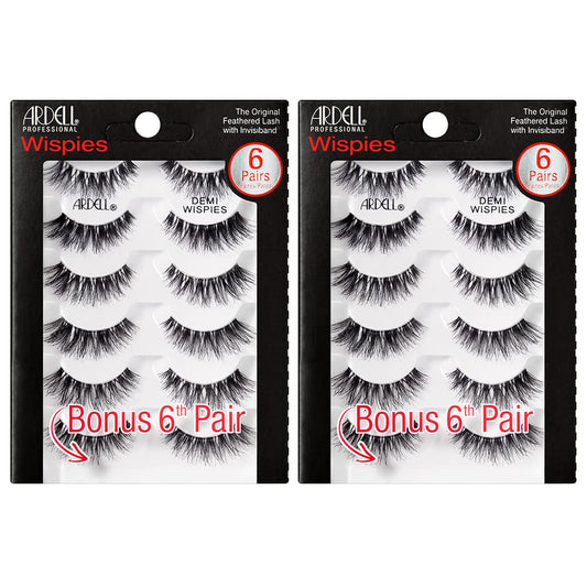 Ardell_Wispy_False_Eyelashes_for_Everyday_Wear,_Flared_Demi_Wispies_Strip_Design_with_Seamless_Invisiband,_Medium_Volume,_12_Pairs