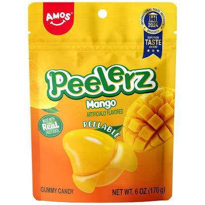 AMOS_Peelerz_Mango_Peelable_Gummy_Candy,_6oz_(170g)_–_Peelable_Gummy_Made_with_Real_Fruit_Juice,_Resealable_Bag,_Fun_Peeling_Candy_Snack_for_Kids_and_Adults
