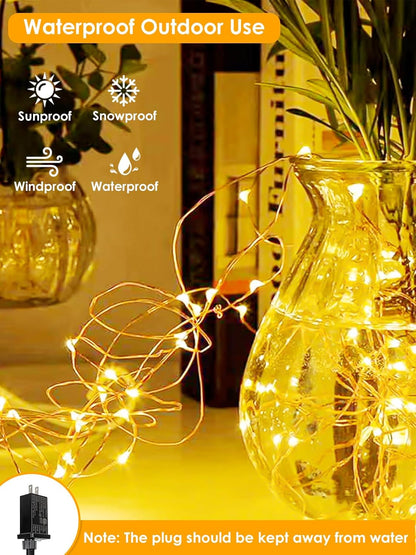 LED_Fairy_Lights_Plug_in,_Waterproof_String_Lights_Outdoor_&_Indoor_8_Modes_Christmas_Light_Bedroom_Decor,_Timer_Twinkle_Lights_for_Girl's_Room_Garden_Party_Christmas_Decorations_
