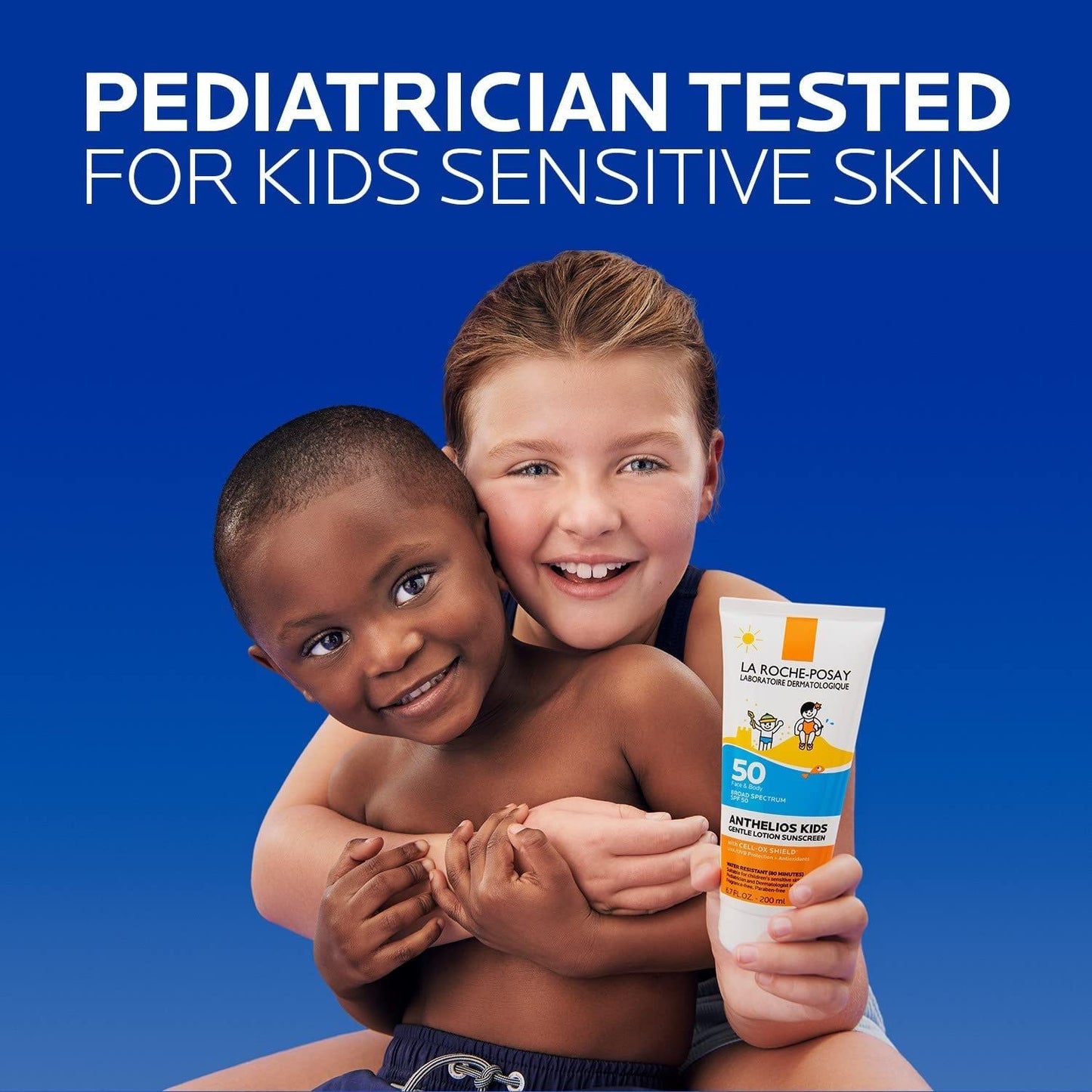 La_Roche-Posay_Anthelios_Kids_Gentle_Lotion_Sunscreen_SPF_50,_Broad_Spectrum_SPF_+_Antioxidants,_Sunscreen_For_Kids,_Octinoxate_&_Oxybenzone-Free,_Pediatrician_Tested,_Non_Comedogenic,_Oil_Free