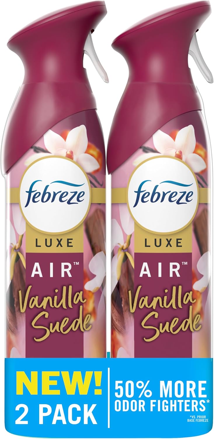 Febreze_Air_Mist,_Air_Freshener_Spray,_Odor_Fighting_Room_Spray,_Deodorizer_for_Home_Bathroom_Kitchen_Office_Apartment_Dorm_Room_Classroom,_Vanilla_Suede,_8.1oz,_2ct