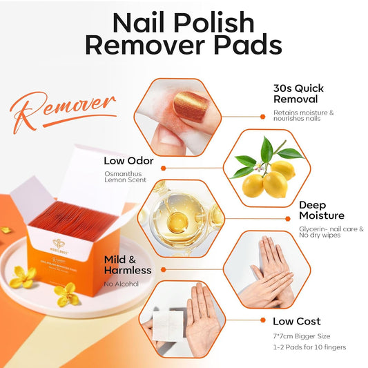 Modelones_Nail_Polish_Remover_Pads,_Acetone_Nail_Polish_Remover_Wipes_50_PCS_Professional_Individually_Wrapped_Wet_Wipes_Easily_&_Quickly_Lemon_Smell_Glycerin_Moisturizing_Big_Size_Portable