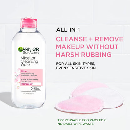 Garnier_Micellar_Cleansing_Water,_For_All_Skin_Types,_13.5_fl_oz_+_Micellar_Cleansing_Water,_For_Waterproof_Makeup,_3.4_fl_oz