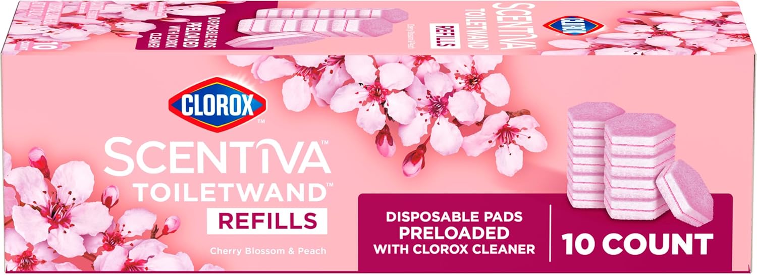 Clorox_Scentiva_ToiletWand_Refills,_Cherry_Blossom_and_Peach,_10_Count