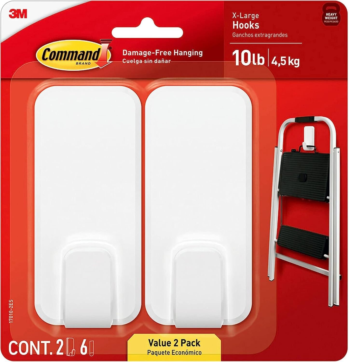 Command_10_lb_XL_Heavyweight_Hook,_2_Wall_Hooks_and_6_Strips,_Damage-Free_Hanging_with_Adhesive,_Heavy_Duty_Hanging_Great_for_Organization_and_Storage