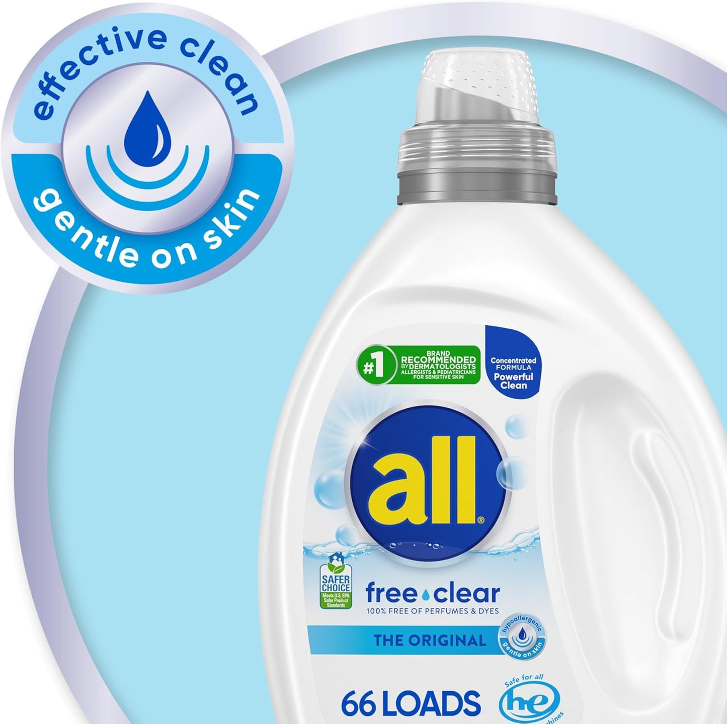 all_free_clear,_Original,_Liquid_Laundry_Detergent_for_Sensitive_Skin,_Unscented_and_Hypoallergenic,_Concentrated,_50oz,_66_Loads