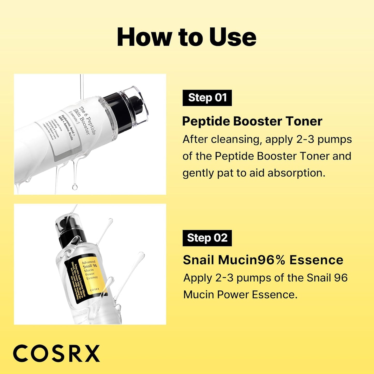 COSRX_Snail_Mucin_96%_Peptide_Booster_Set_-_Amazon_Exclusive_-_Korean_Skin_Care,_Gift_Sets,_Skin_Care_Sets_for_Women,_Advanced_Snail_Mucin_Serum,_Face_Serum,_Mothers_Day_Gifts_for_Mom