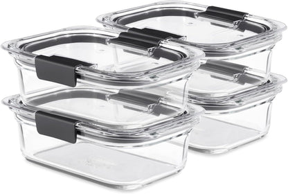 Rubbermaid_Brilliance_Glass_Food_Storage_Containers,_3.2_Cup,_Set_of_4,_BPA-Free,_Leak-Proof,_Clear