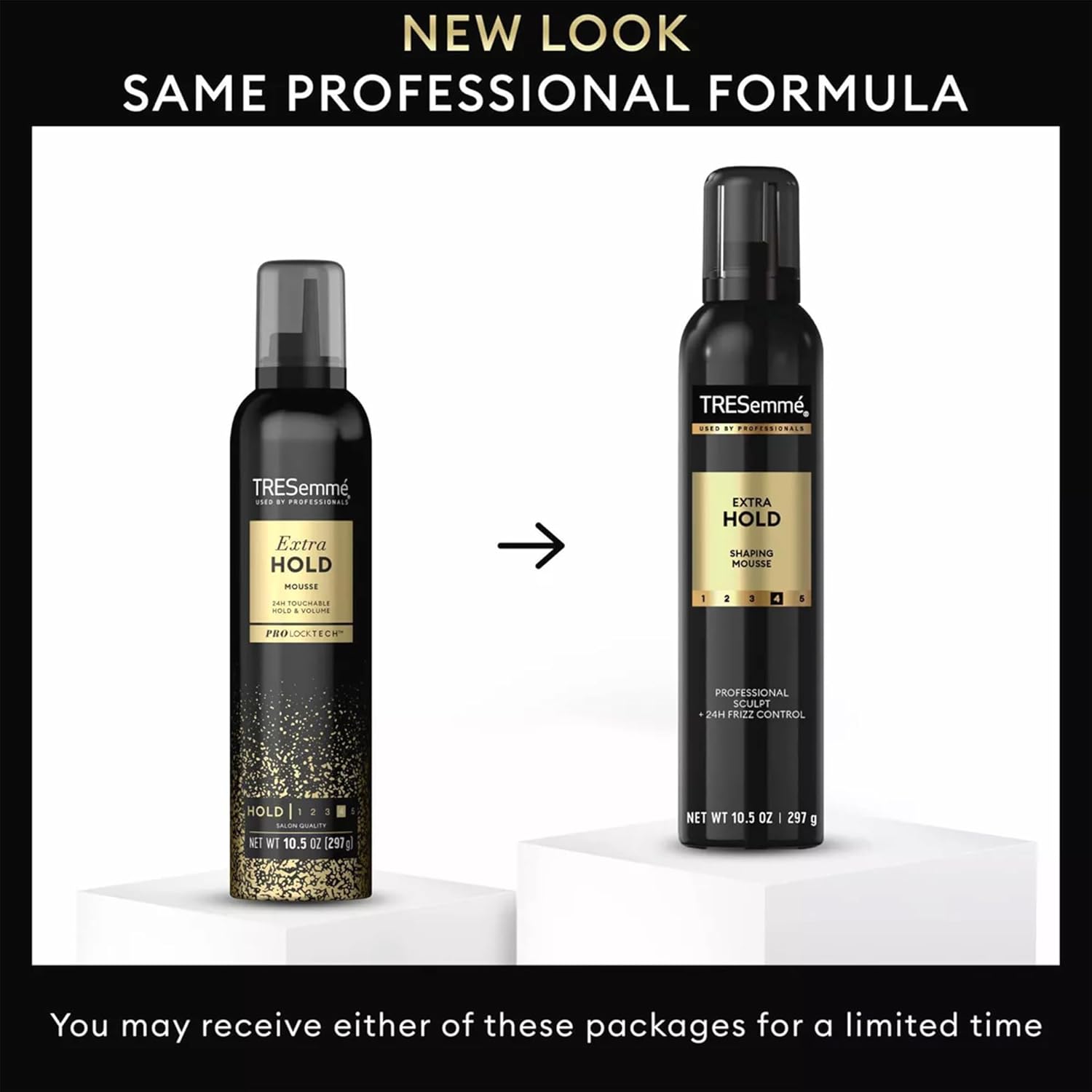 TRESemme_Shaping_Mousse,_Extra_Hold_2-Pack_+_Travel-Size_Bottle_– Moisturizing_Hair_Mousse_for_Sculpting,_24H_Frizz_Control_(3_Piece_Set)