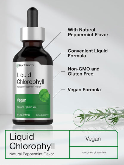 Horbäach_Liquid_Chlorophyll_Drops_|_2_oz_|_Vegan,_Non-GMO,_and_Gluten_Free_Formula_|_Natural_Peppermint_Flavor
