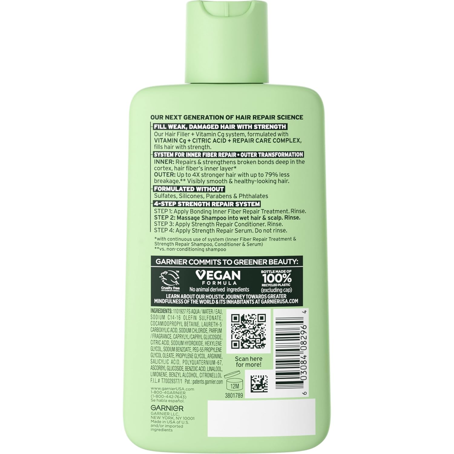 Garnier_Fructis_Hair_Filler_Strength_Repair_Shampoo_with_Vitamin_Cg,_Sulfate_Free_Shampoo_for_Weak,_Damaged_Hair,_10.1_Fl_Oz,_1_Count