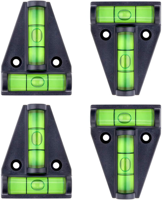 Firecore_4PCS_RV_T_Level_Bubble_Levels_Cross_Check_Bubble_Two_ways_Multipurpose_Spirit_T-type_Level_for_RVs,_Camper,_Furniture,_Trailers,_Tripods,_Camera_Equipment