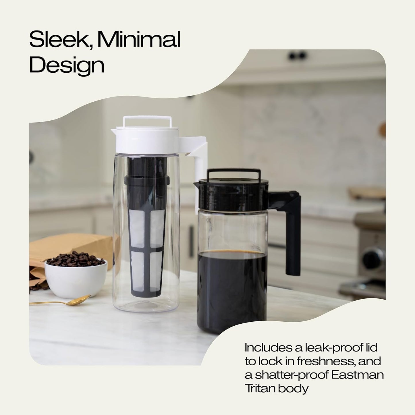 Takeya_Deluxe_Cold_Brew_Coffee_Maker_-_BPA-Free_Tritan_Pitcher_with_Airtight_Leakproof_Lid,_Silicone_Grip_Handle,_Fine-Mesh_Filter_-_Shatter-Proof,_Dishwasher_Safe,_Made_in_USA_-_2_Quart/Black