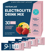 Venture Pal High Sodium Sugar Free Electrolytes Powder Packet, Zero Calories Hydration Packets with Vitamin, Sodium, Potassium & Magnesium, Electrolyte Drink Mix, Vegan, Keto Friendly