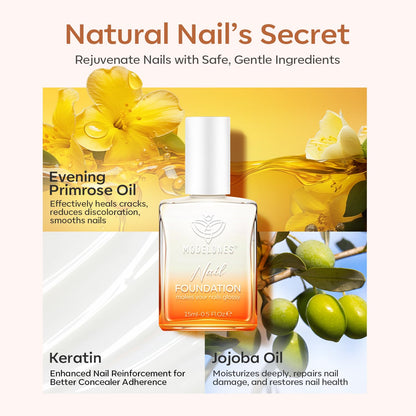 modelones_Nail_Strengthener,_Milky_White_Nail_Polish_Nail_Repair_for_Damaged_Nails_Hardener_Air_Dry_Nail_Growth_Polish_Natural_Nail_Concealer_Foundation_Gifts_for_Women_15ml