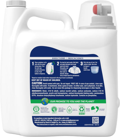 ARM_&_HAMMER_Sensitive_Skin_Free_&_Clear,_140_Loads_Liquid_Laundry_Detergent,_140_Fl_oz