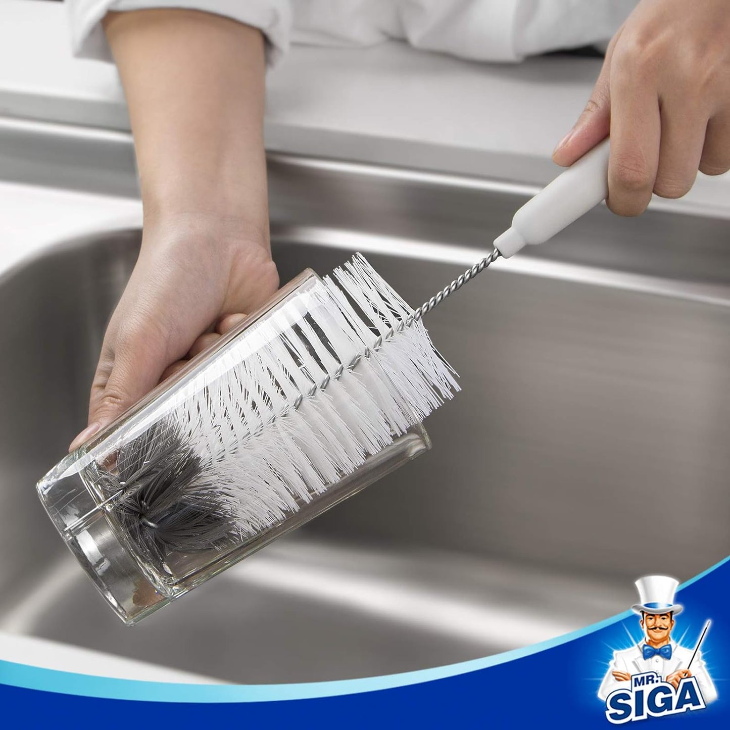 MR.SIGA_5_Pack_Bottle_Brush_Cleaning_Set_with_Storage_Holder,_Cleaning_Brushes_for_Long_Narrow_Neck_Bottles,_Water_Bottles,_Baby_Bottles,_Tumblers,_Drinking_Glasses,_Strews