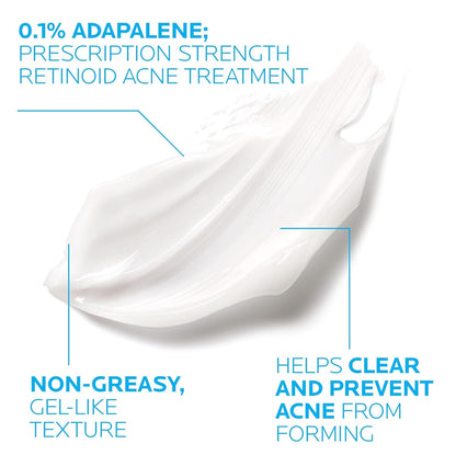 La_Roche-Posay_Effaclar_Adapalene_Gel_0.1%_Acne_Treatment,_Retinoid_Cream,_Acne_Medication_Gel_for_Blackheads_&_Whiteheads,_Oil_Free,_Helps_Clear_and_Prevent_Blemishes_&_Clogged_Pores