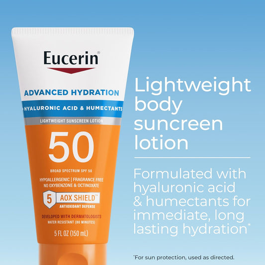 Eucerin_Sun_Advanced_Hydration_SPF_50_Sunscreen_Lotion,_Lightweight_Sunscreen_with_Hyaluronic_Acid_and_Humectants,_Hypoallergenic,_Fragrance_Free,_No_Oxybenzone_or_Octinoxate,_5_Fl_Oz_Tube