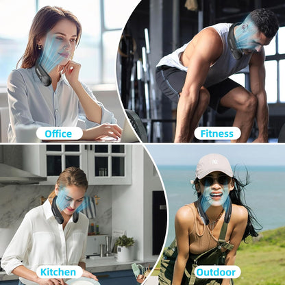 Portable_Neck_Fan,Hands_Free_Personal_Wearable_Bladeless_Fan,6000mAh_USB_Rechargeable,360°_Cooling,LED_Display,4-Speeds,Birthday_Gifts_for_Men_Women_Dad_Mom,Fathers_Day,Mothers_Day_Gifts_(Black)