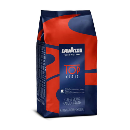 Lavazza_Top_Class_Whole_Bean_Coffee_Blend,_Medium_Espresso_Roast_Bag,_2.2_Pound_(Pack_of_1),_Authentic_Italian,_Blended_and_roasted_in_Italy,_Full_bodied_with_smooth_and_balanced_flavor