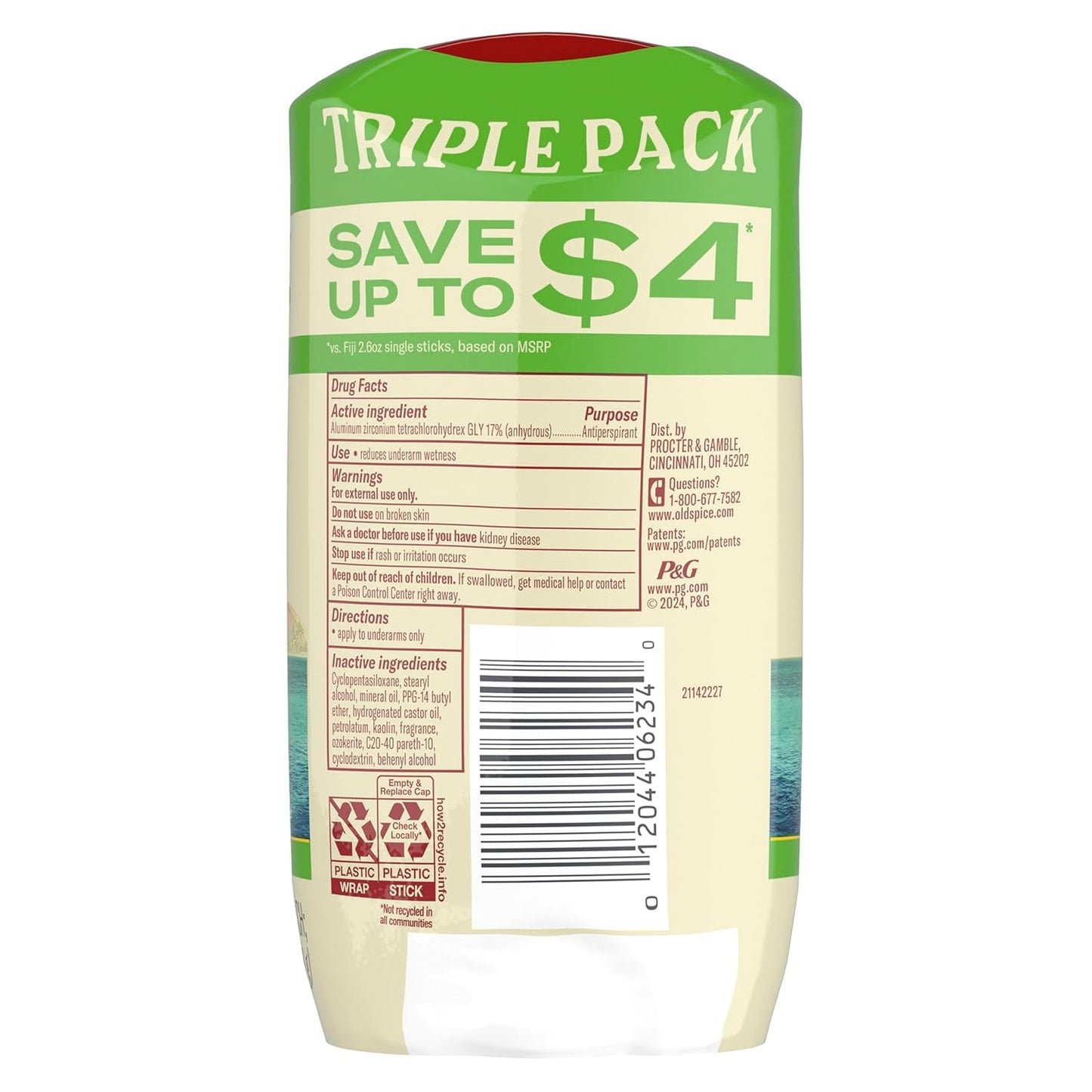 Old_Spice_Dry_Feel_Antiperspirant_Deodorant_for_Men,_24/7_Freshness,_24/7_Sweat_&_Odor_Protection,_Gentle_on_Skin_with_Skin_Conditioners,_Fiji_with_Palm_Tree_+_Coconut_Scent,_2.6_oz_(Pack_of_3)