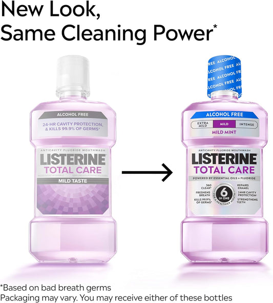 Listerine_Total_Care_Alcohol-Free_Mild_Mouthwash,_6_Benefit_Oral_Rinse_to_Help_Kill_99.9%_of_Germs_that_Cause_Bad_Breath,_Strengthen_Enamel,_Mild_Mint_Flavor,_1_L