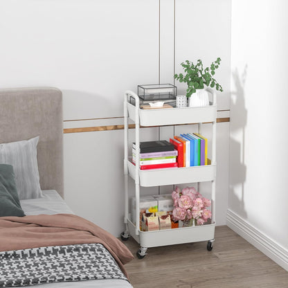 Sywhitta_3-Tier_Plastic_Rolling_Utility_Cart_with_Handle,_Multi-Functional_Storage_Trolley_for_Office,_Living_Room,_Kitchen,_Movable_Storage_Organizer_with_Wheels,_White