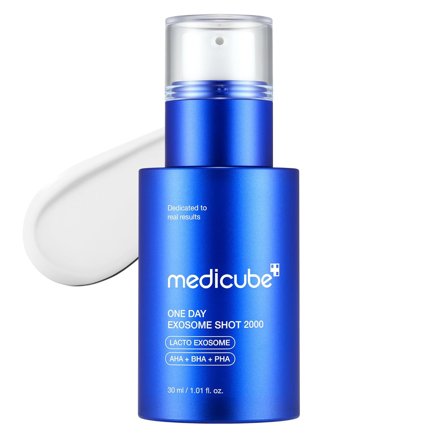 medicube_Exosome_Shot_Zero_2,000_PPM_Spicule_Facial_Serum_|_Liquid_Skin_Booster_Serum_|_Exosome,_AHA+BHA+PHA_|_Pore_Care,_Dead_Skin_Cells,_Skin_Texture_|_Korean_Skincare,_1.01_fl.oz