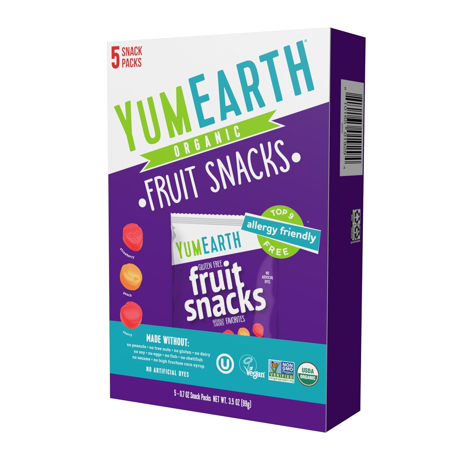 YumEarth_Organic_Assorted_Flavor_Fruit_Snacks_-_Allergy_Friendly_(Top_9_Free),_No_Artificial_Dyes_or_Flavors,_Non_GMO,_Gluten_Free,_Vegan_Candy_Snacks_-_0.7_Ounce_(Pack_of_5)_(3.5_Ounce_Box_(Pack_of_5),_Fruit)