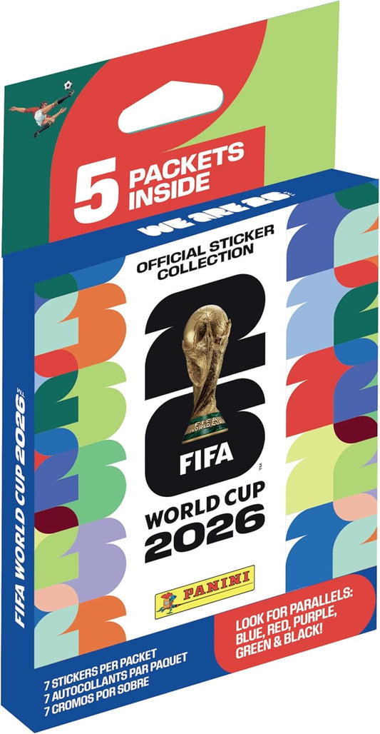 2026_Panini_FIFA_World_Cup_Sticker_EcoBlister_–_5_Official_Sticker_Packs_–_Includes_Amazon_Parallel_Inserts_–_Licensed_Tournament_Collection