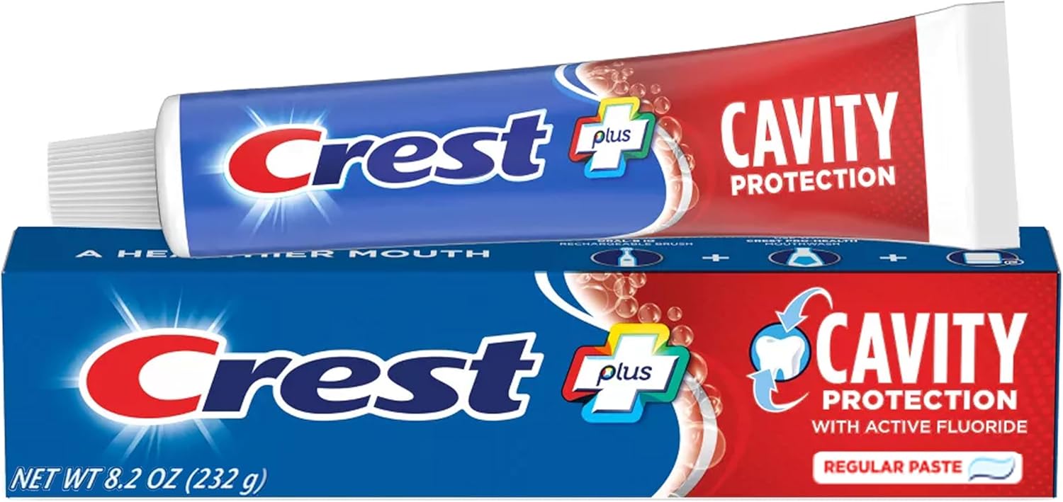 Crest_Fluoride_Anticavity_Toothpaste,_Prevents_Cavities_Before_They_Start,_Regular_Paste,_8.2_Ounce_(Pack_of_5)