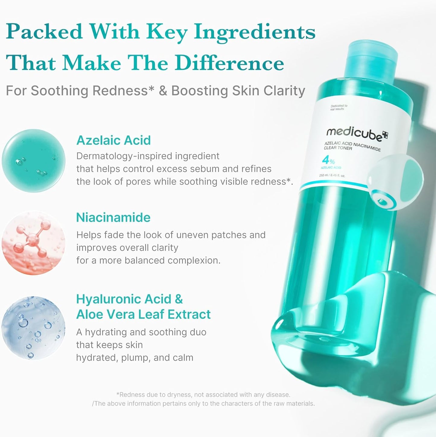 medicube_Azelaic_Acid_Niacinamide_Clarifying_Toner_|_Troubled_Skin_Care,_Ideal_for_Purifying_&_Calming_|_4%_Azelaic_Acid_&_2%_Niacinamide|_Soothing_Daily_Toner_|_Korean_Skin_Care_|_8.45_fl.oz
