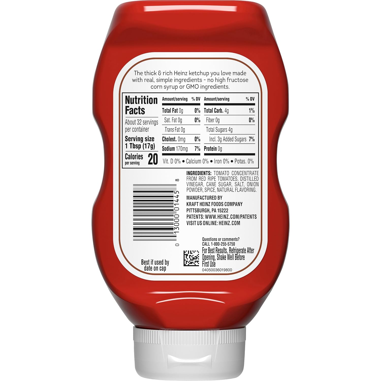 Heinz_Simply_Tomato_Ketchup_with_No_Artificial_Sweeteners,_19_oz_Bottle
