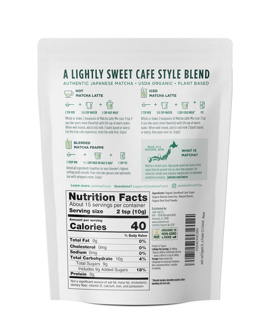 Jade_Leaf_Matcha_Organic_Strawberry_Matcha_Latte_Mix_-_Lightly_Sweet_Japanese_Matcha_Green_Tea_Powder_with_Organic_Cane_Sugar_for_Cafe_Style_Blend,_5.3_Ounce_/_150g_(Pack_of_1)