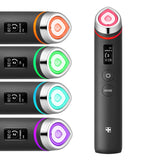 medicube Booster Pro | 6-in-1 Real Glass Glow Beauty Massager | for Clear, Radiant, Firmer-Looking Skin | Korean Skin Care | Black