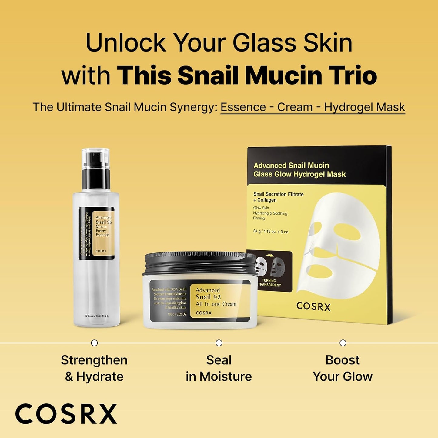 COSRX_Snail_Mucin_Repairing_Serum_100ml,_Hydrating_Serum_for_Face_with_Snail_Secretion_Filtrate_for_Dull_Skin_&_Fine_Lines,_Korean_Skin_Care
