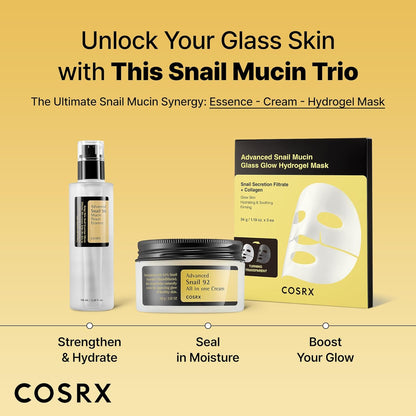 COSRX_Snail_Mucin_Repairing_Serum_100ml,_Hydrating_Serum_for_Face_with_Snail_Secretion_Filtrate_for_Dull_Skin_&_Fine_Lines,_Korean_Skin_Care