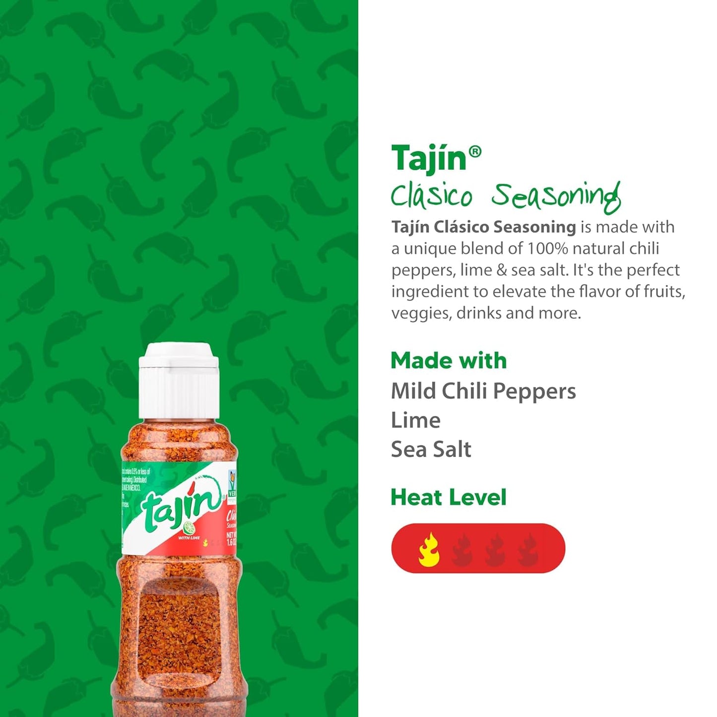 Tajin_Clasico_Seasoning,_Mini_Portable_Mexican_Chili_Lime_Spice_Blend_for_Fruit,_Snacks,_Tacos,_and_Cocktails,_Zesty_Flavor_Enhancer,_1.6_oz_(Pack_of_1)