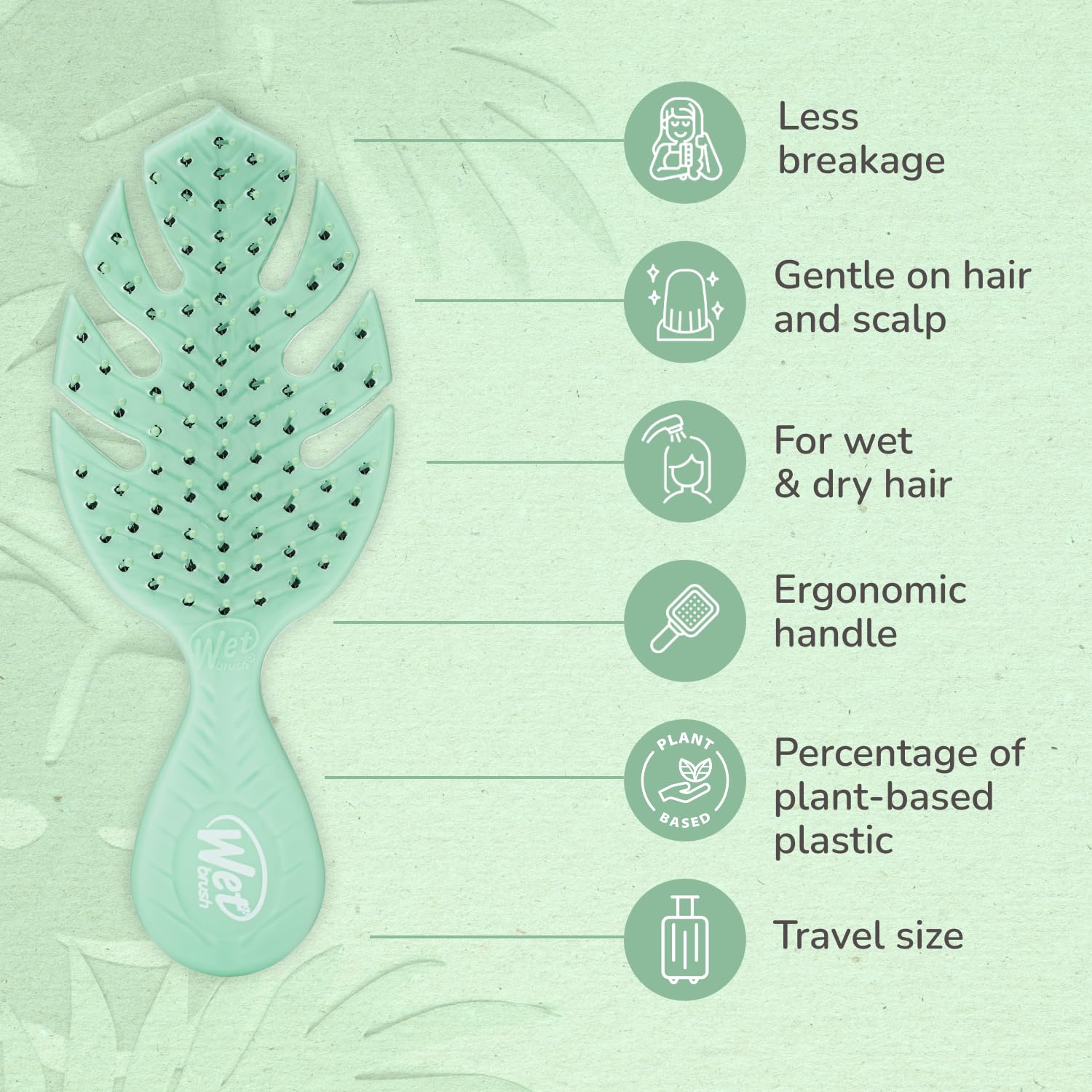 Wet_Brush_Go_Green_Mini_Detangler,_Green_-_Detangling_Travel_Hair_Brush_-_Ultra-Soft_IntelliFlex_Bristles_Glide_Through_Tangles_&_Gently_Loosens_Knots_While_Minimizing_Pain,_Split_Ends_&_Breakage