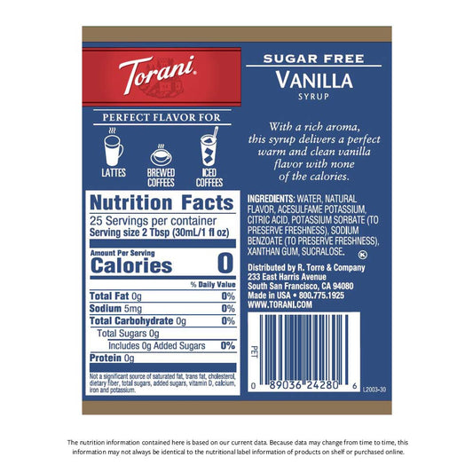 Torani_Sugar_Free_Syrup,_Vanilla,_25.4_Ounce_(Pack_of_4)