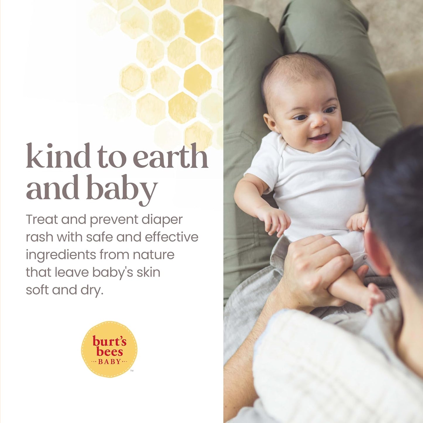 Burt's_Bees_Baby_Diaper_Rash_Ointment,_Maximum_Strength,_40%_Zinc_Oxide,_100%_Natural_Origin,_Pediatrician_Tested,_Net_Weight_3_Ounces_,_Pack_of_2